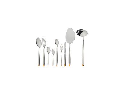 تصویر سرویس قاشق و چنگال 57 پارچه ناب استیل مدل پالرمو